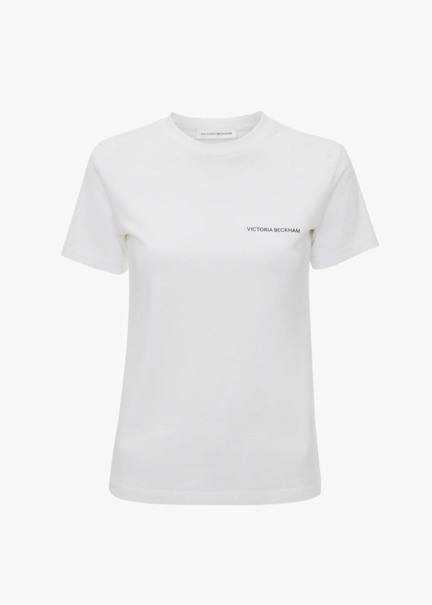 Victoria Beckham Shrunken Logan Tee
