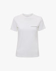 Victoria Beckham Shrunken Logan Tee