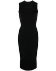 Victoria Beckham Sleeveless Cut Out Midi Dress