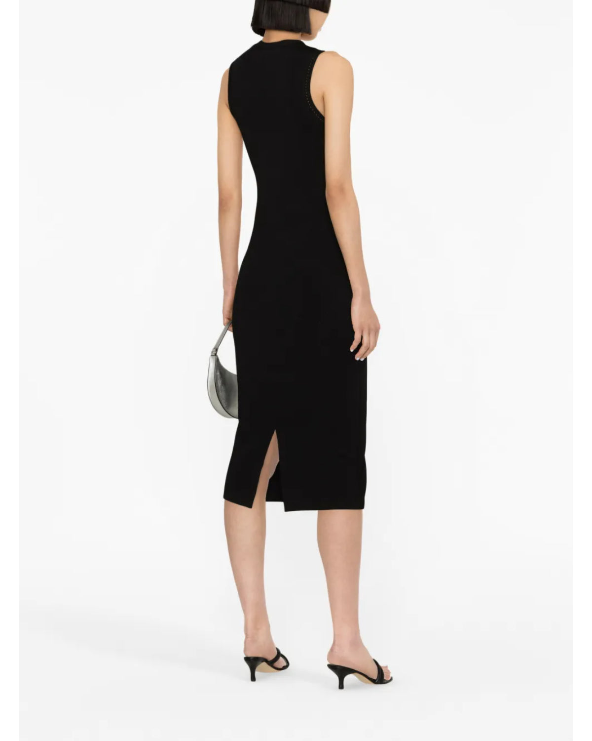 Victoria Beckham Sleeveless Cut Out Midi Dress