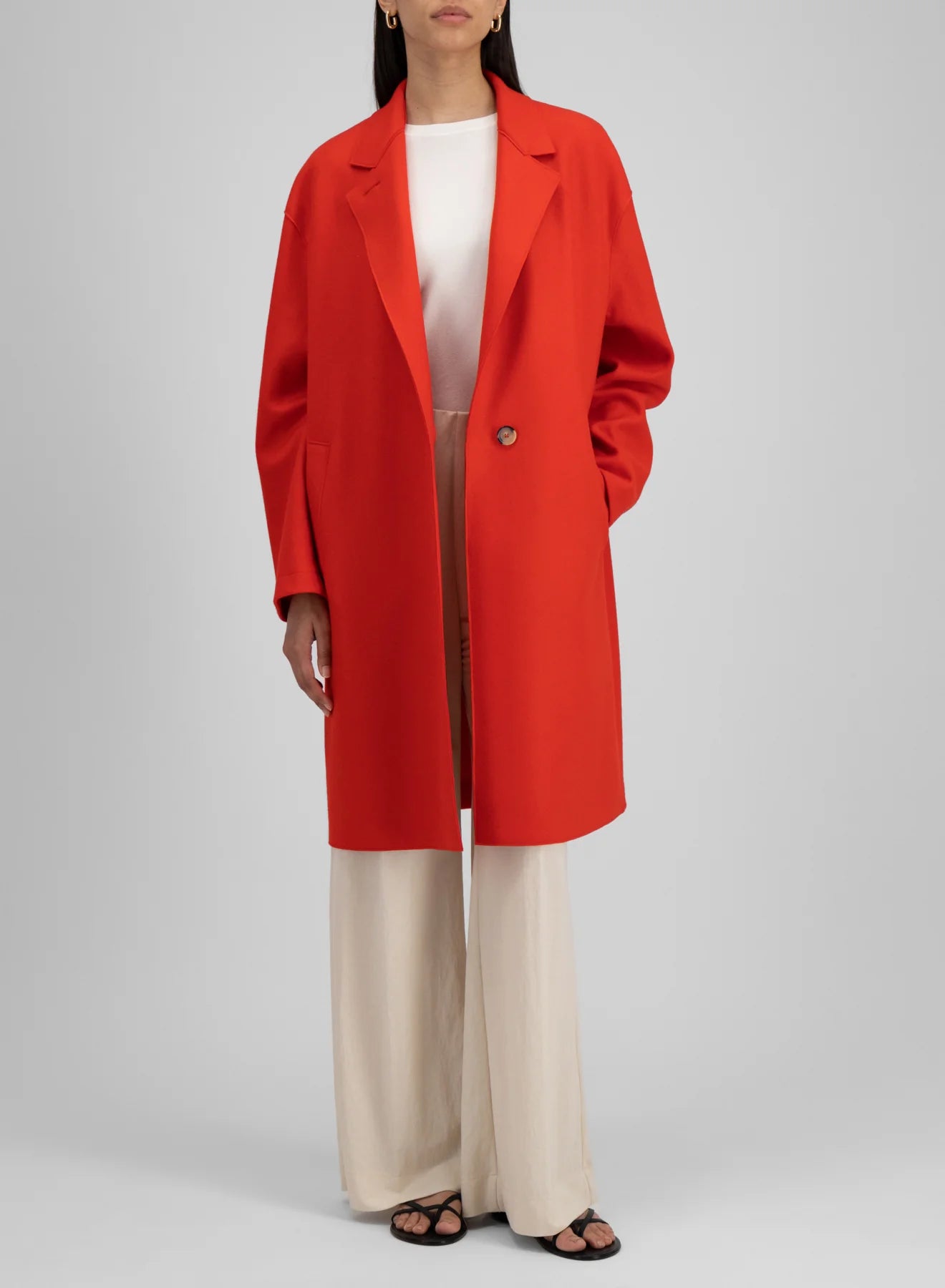 Harris Wharf London Oversized Coat Cashmere Blend