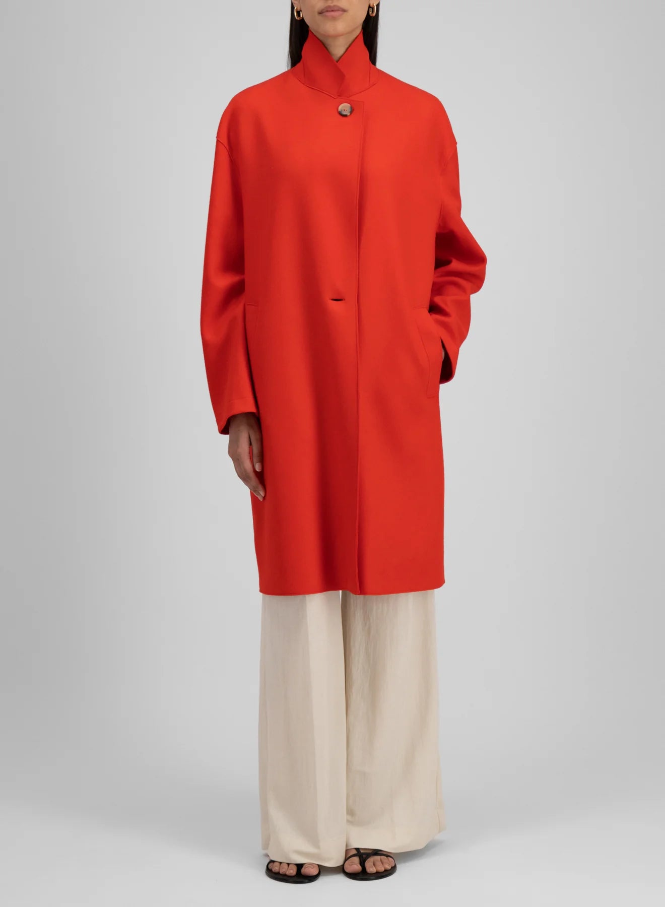 Harris Wharf London Oversized Coat Cashmere Blend