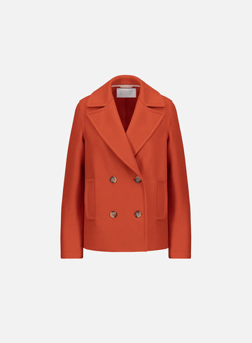 Harris Wharf London Peacoat Light Pressed Wool