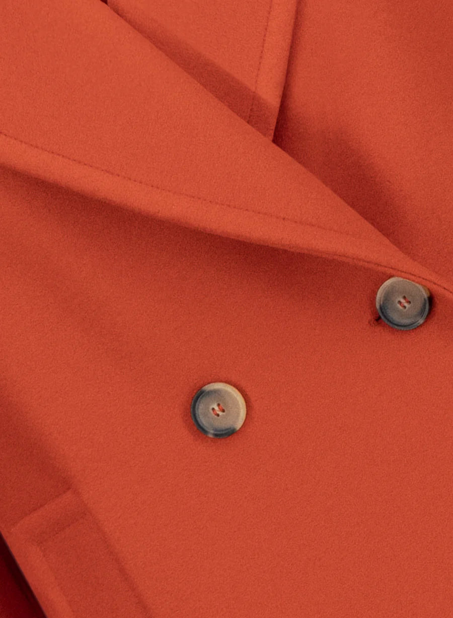 Harris Wharf London Peacoat Light Pressed Wool