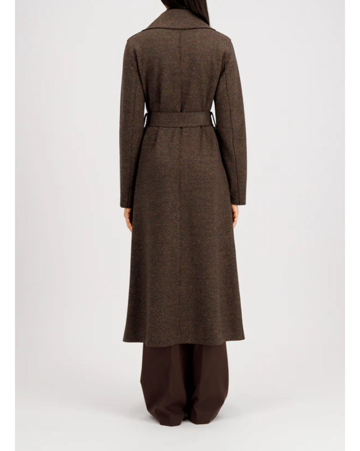Harris Wharf Long Maxi Coat Donegal