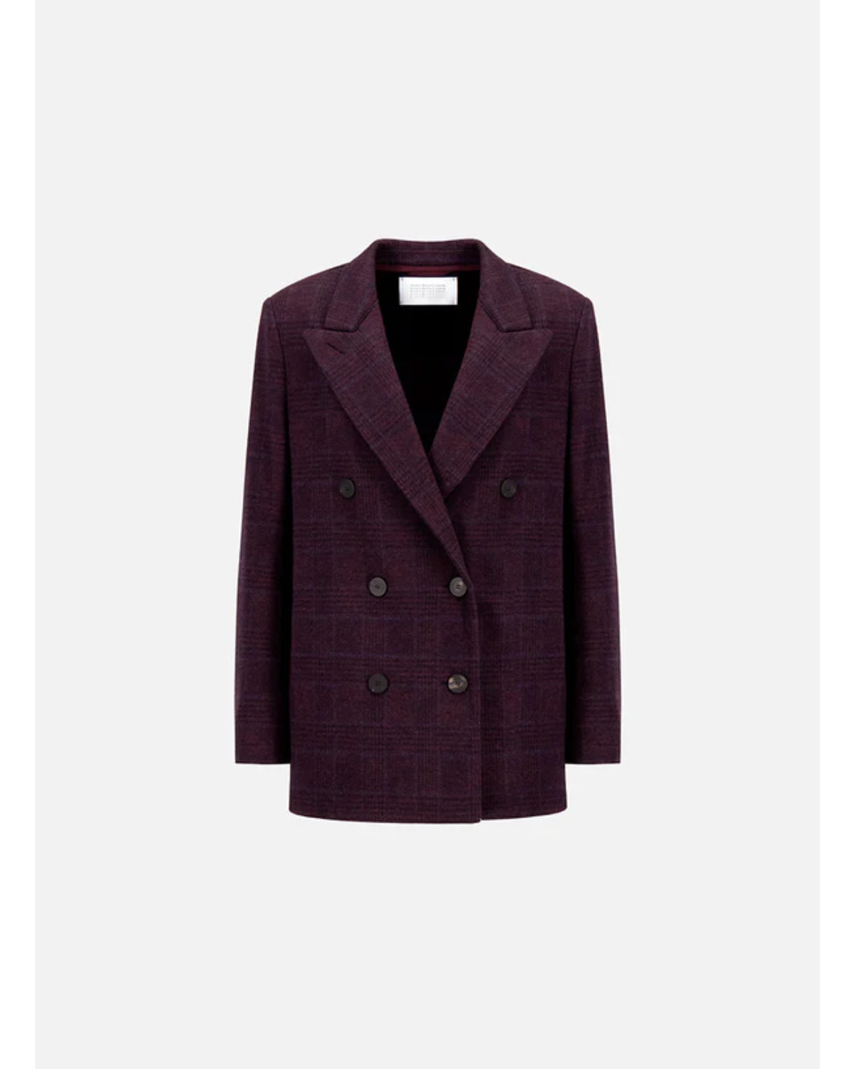 Harris Wharf Slouchy Peacoat with Shoulder Pads