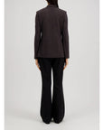 Harris Wharf Double Breasted Blazer With Shoulder Pads