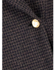 Harris Wharf Double Breasted Blazer With Shoulder Pads