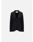 Harris Wharf Stand Up Collar Blazer Fine Merino