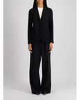 Harris Wharf Stand Up Collar Blazer Fine Merino