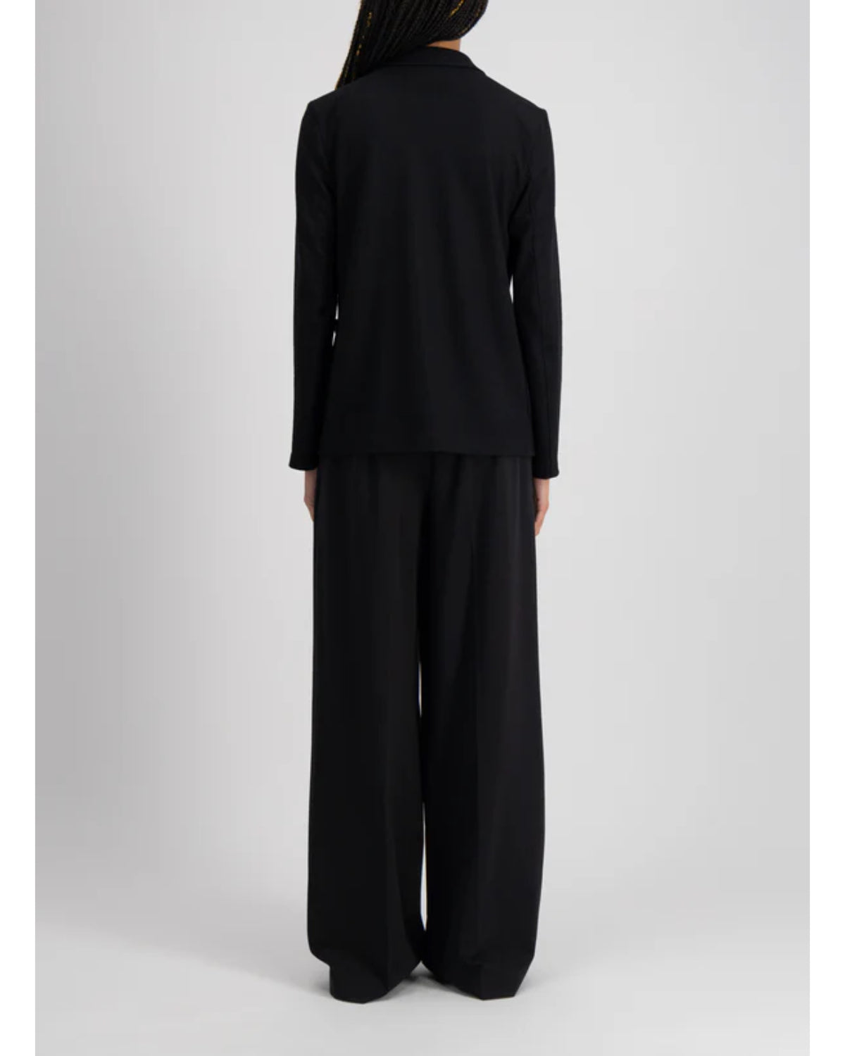 Harris Wharf Stand Up Collar Blazer Fine Merino