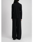 Harris Wharf Stand Up Collar Blazer Fine Merino
