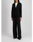 Harris Wharf Stand Up Collar Blazer Fine Merino