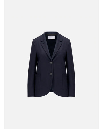 Harris Wharf Stand Up Collar Blazer Fine Merino