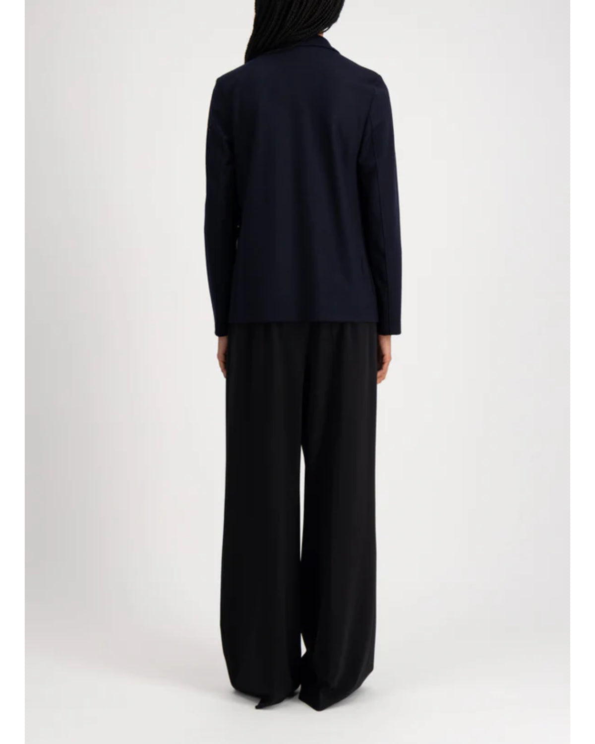 Harris Wharf Stand Up Collar Blazer Fine Merino