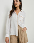 Rails Charli Blanket Stitch Shirt