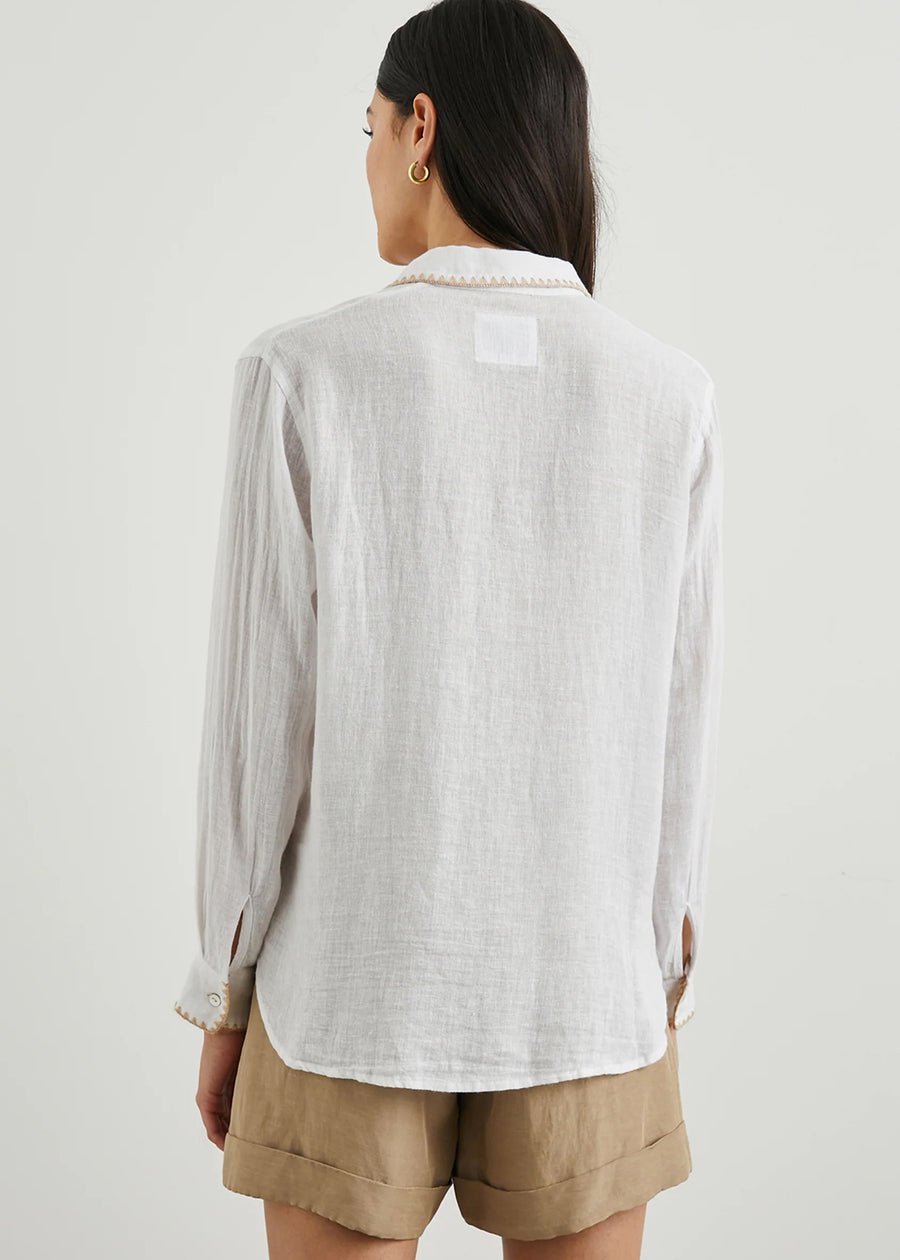 Rails Charli Blanket Stitch Shirt