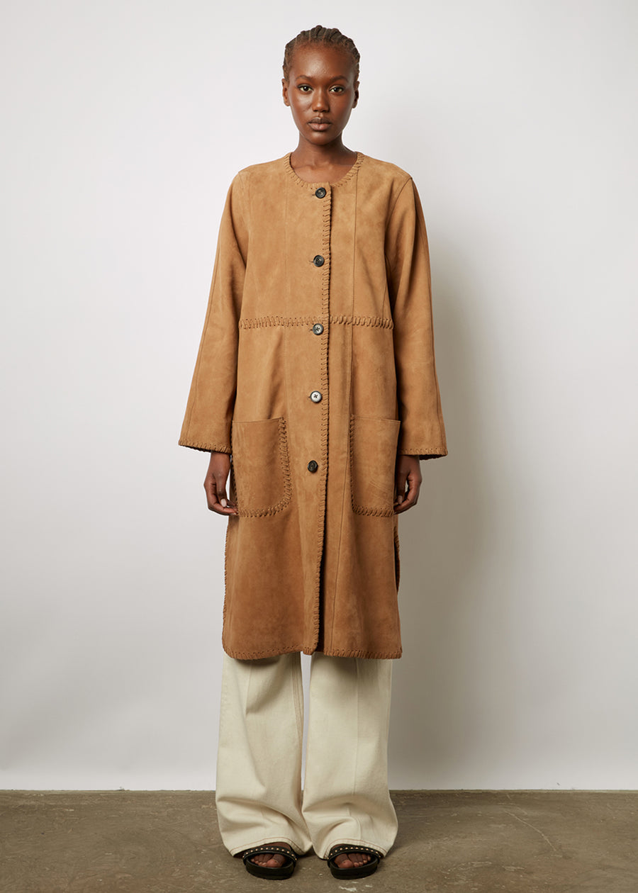 Gerard Darel Leather Coat John