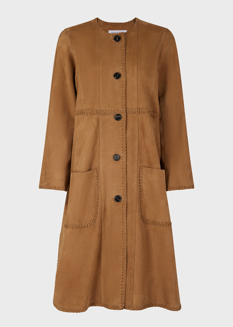 Gerard Darel Leather Coat John