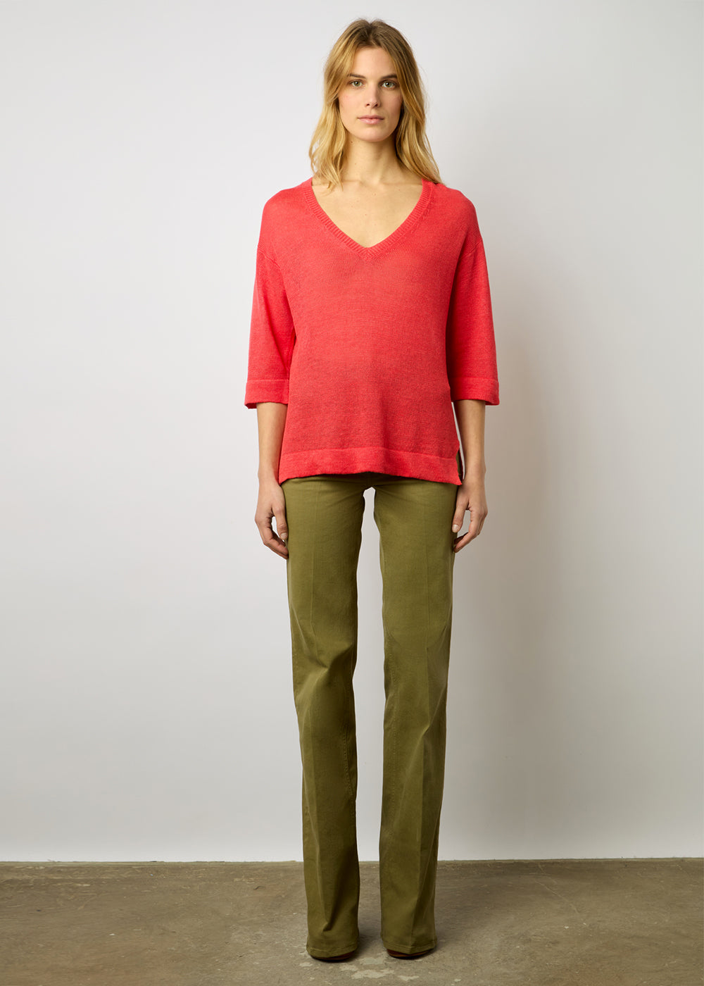 Gerard Darel Lee Short Sleeve V Neck