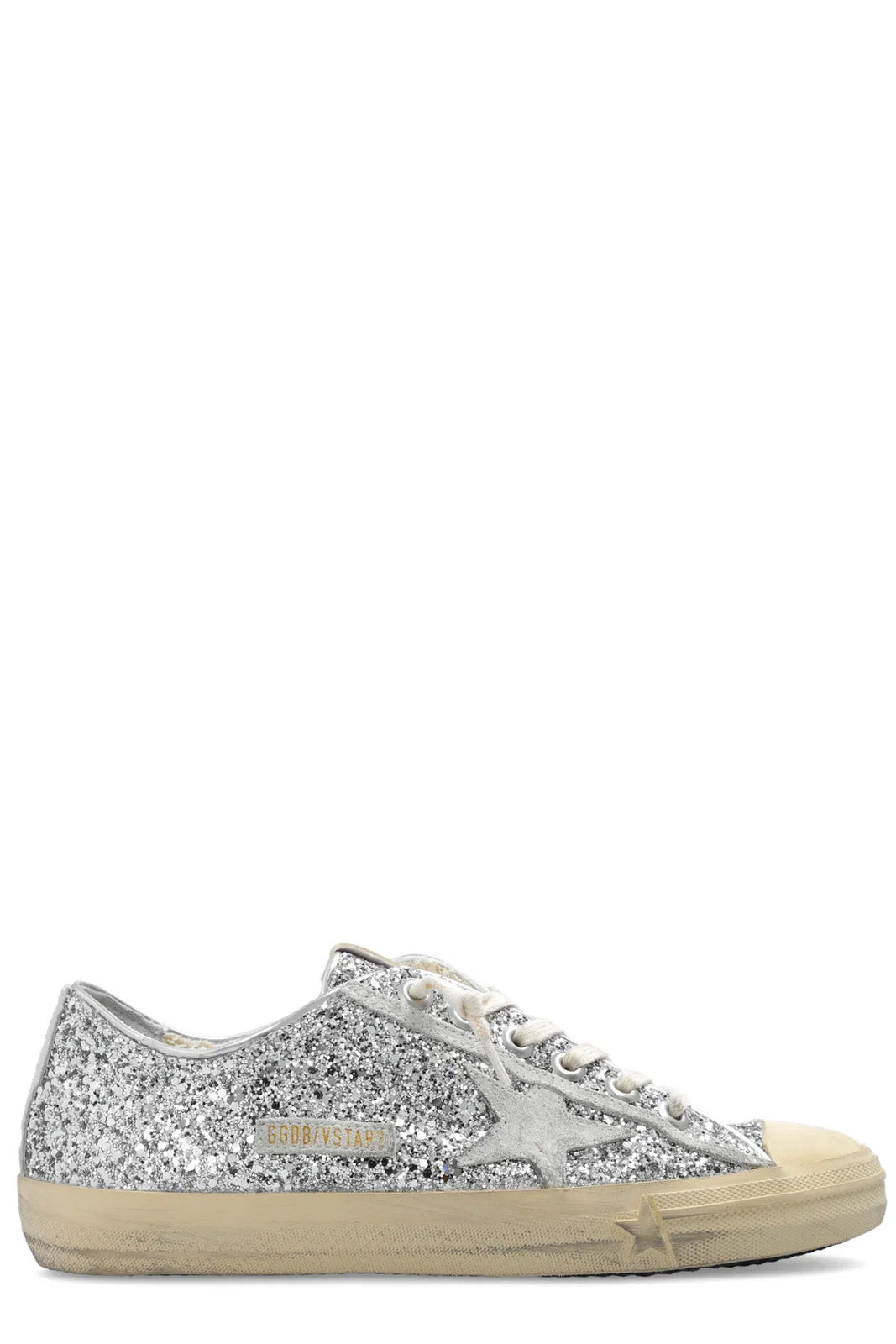 Golden Goose D60 V Star Glitter Suede Star