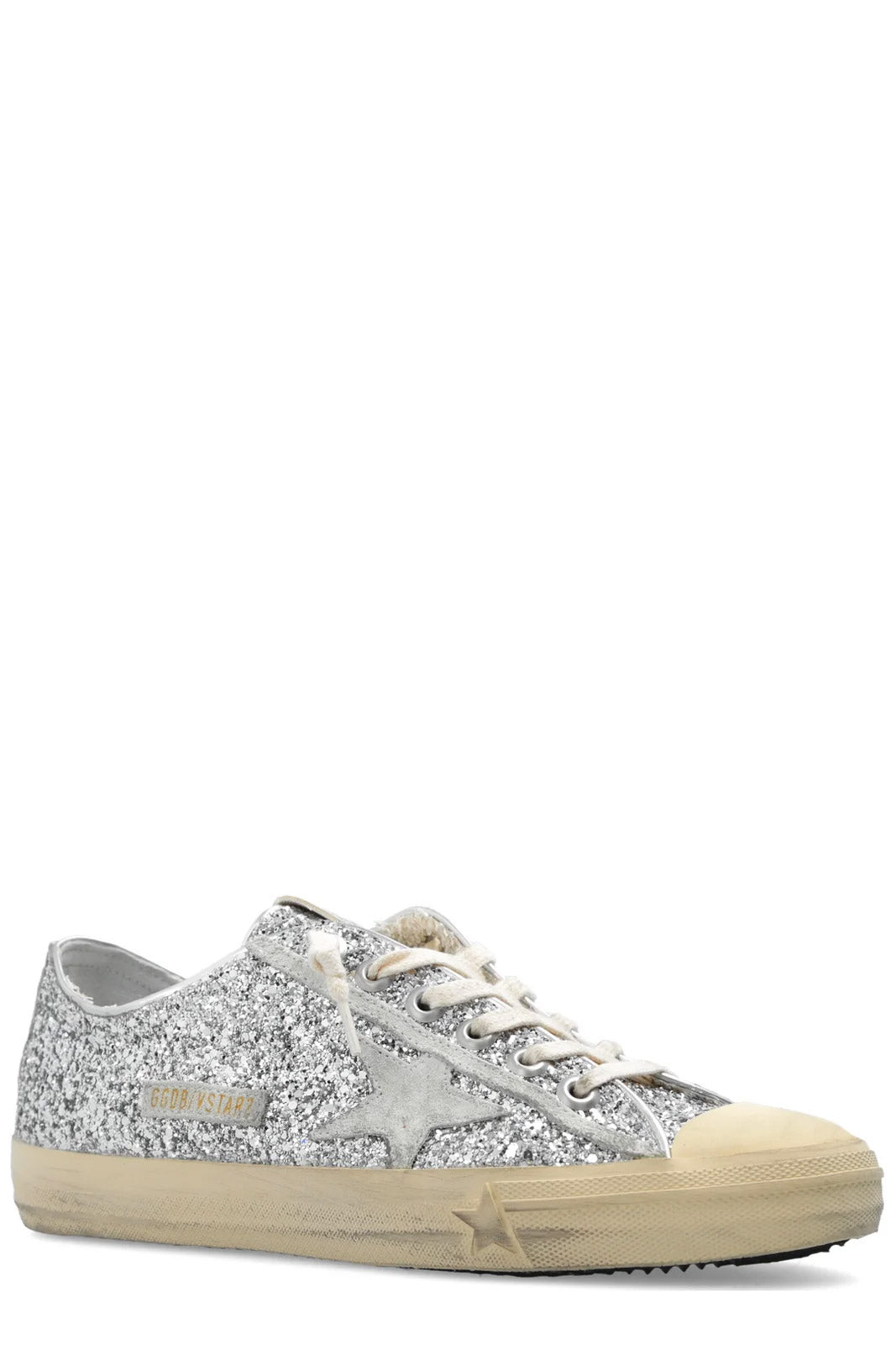 Golden Goose D60 V Star Glitter Suede Star