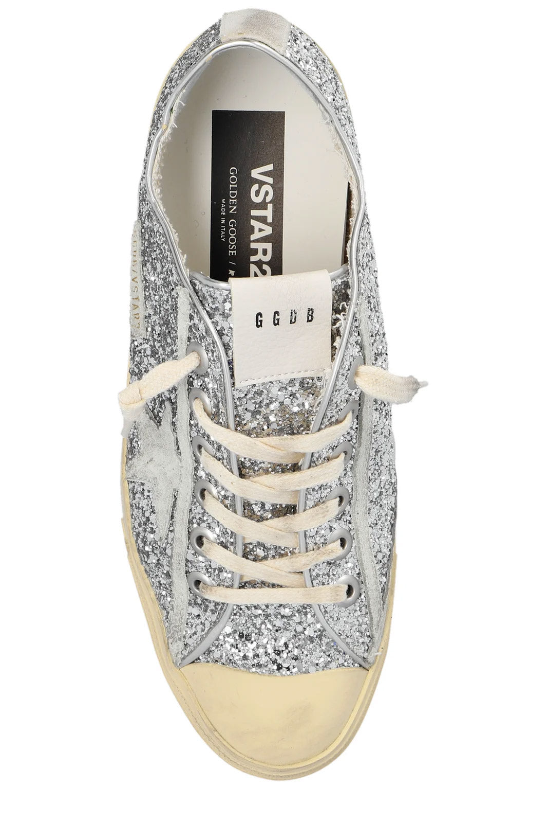 Golden Goose D60 V Star Glitter Suede Star