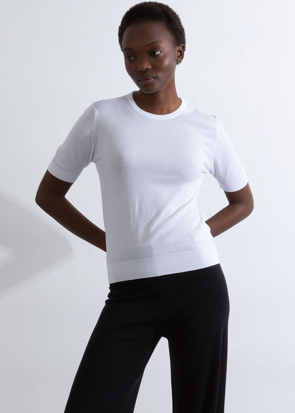 John Smedley Nell S/S Crew Neck