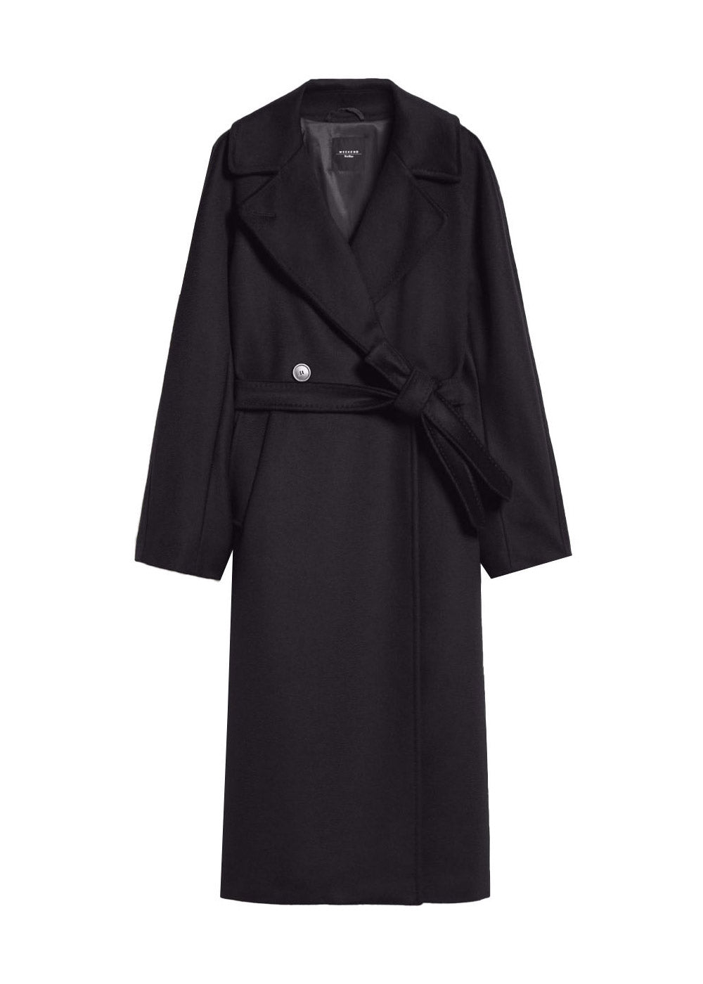 Max Mara Coat Drap Di Pura Lana