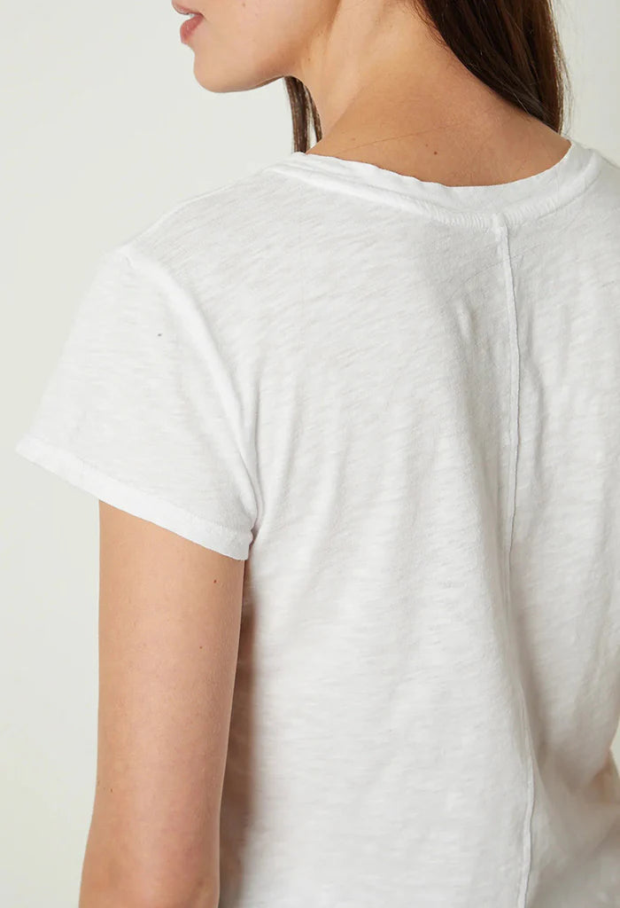 Odelia Cotton Slub S/S Crew Neck Tee