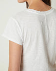 Odelia Cotton Slub S/S Crew Neck Tee