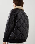 Rails Shay Faux Shearling Collar Quilted Jacket