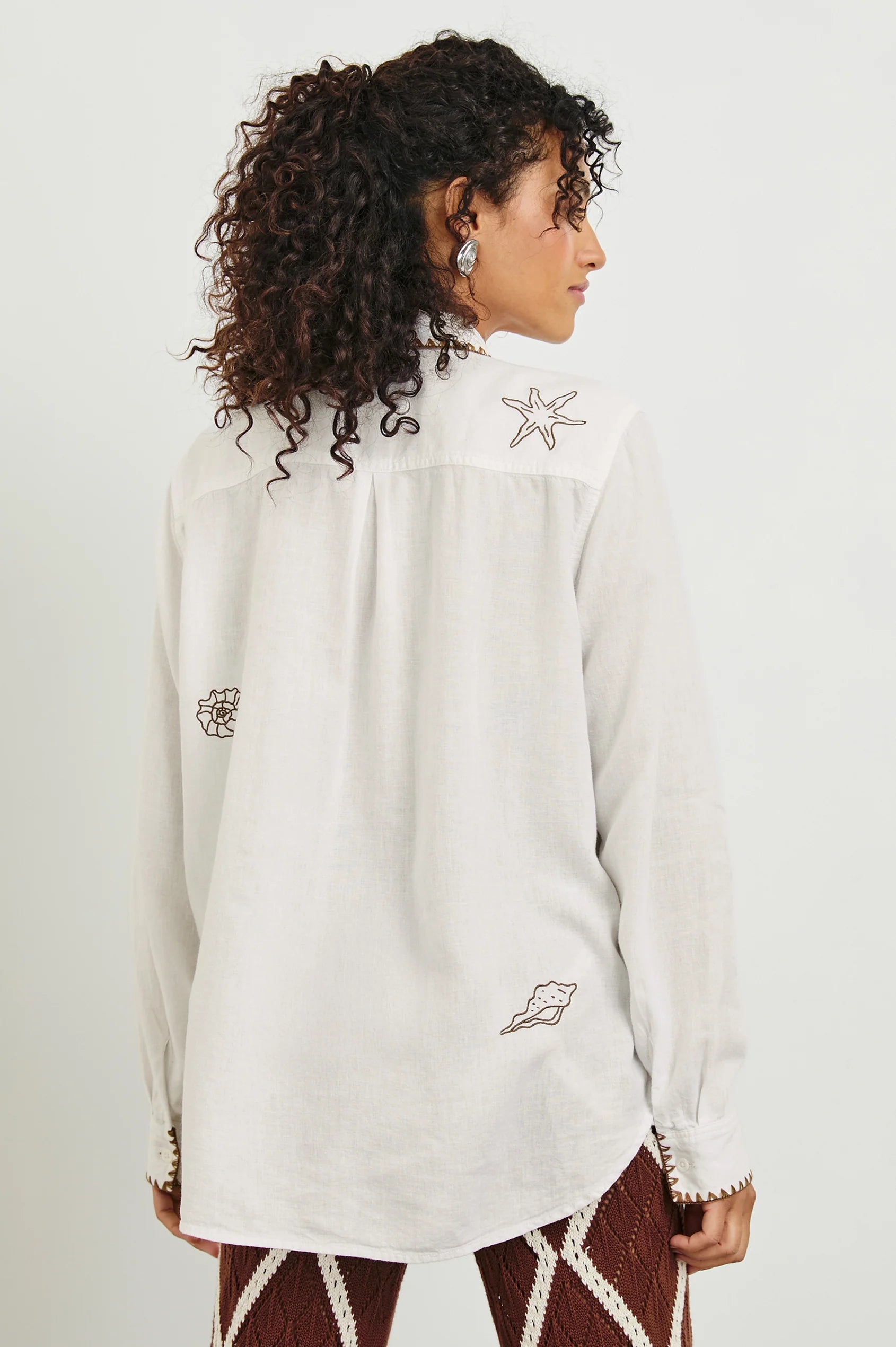 Rails Saya Embroidered Button Down