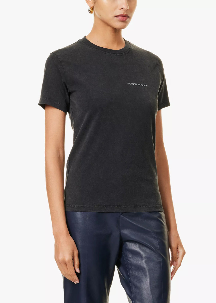 Victoria Beckham Shrunken Logan Tee