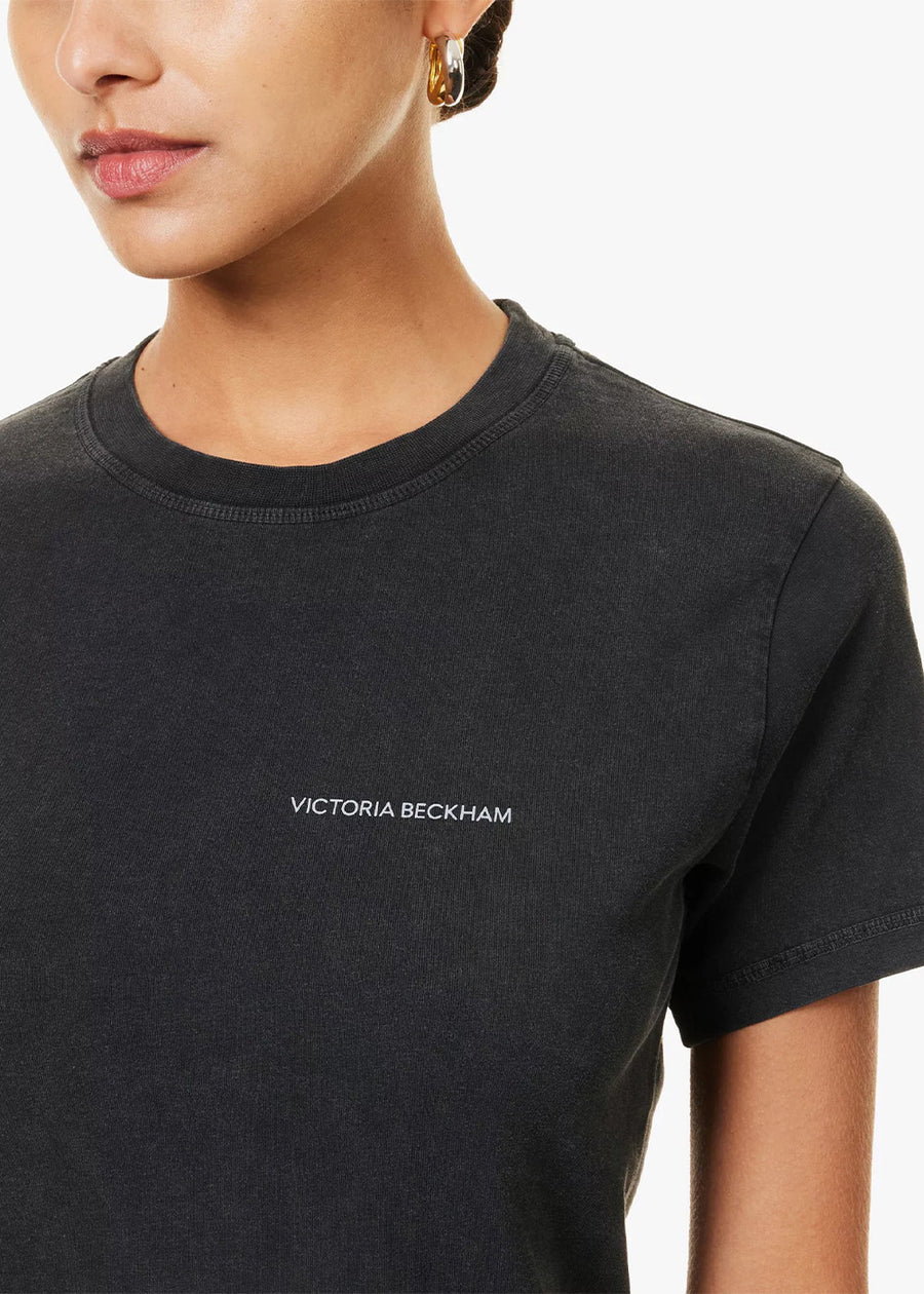 Victoria Beckham Shrunken Logan Tee