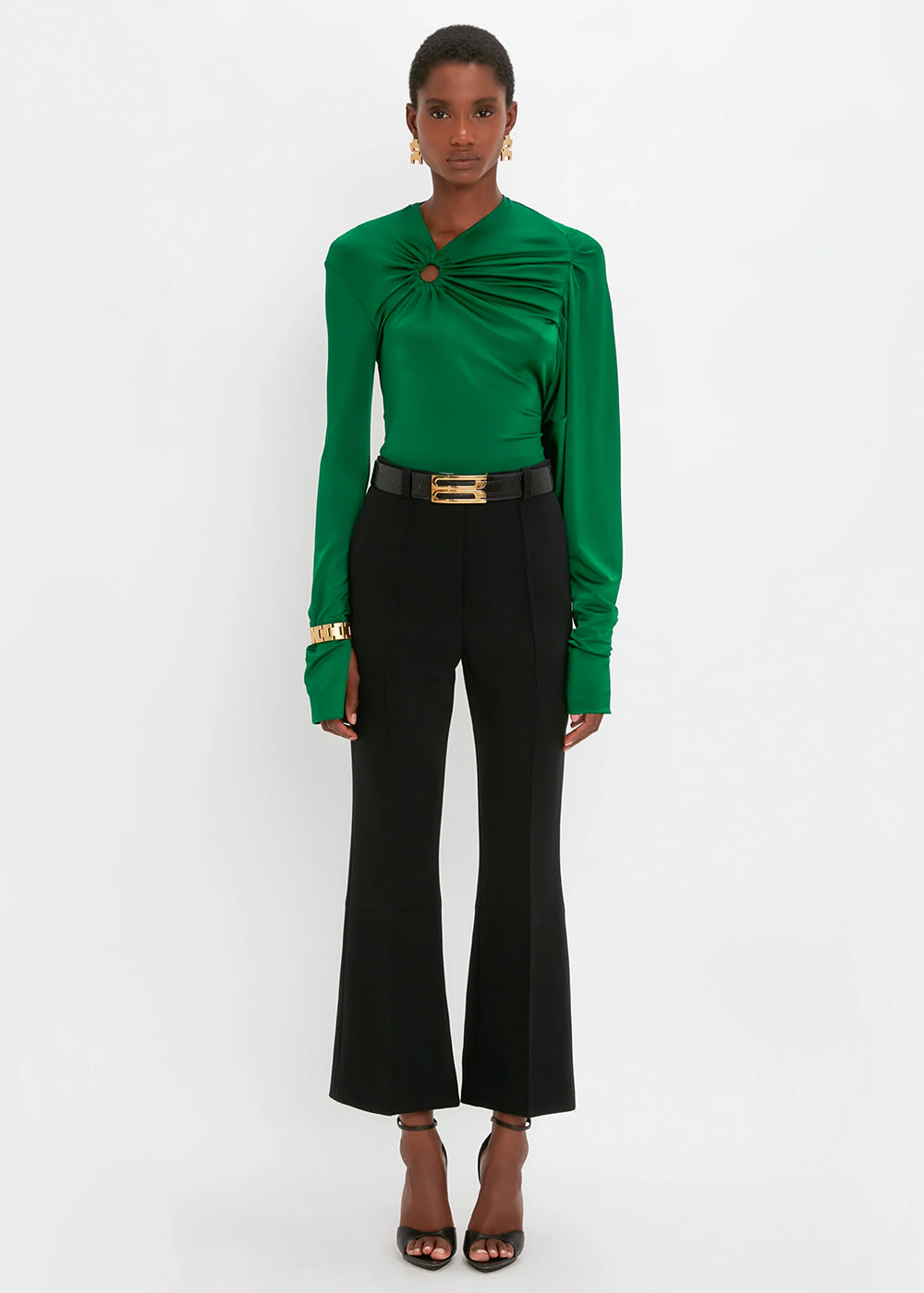 Victoria Beckham Gathered Circle Detail Top