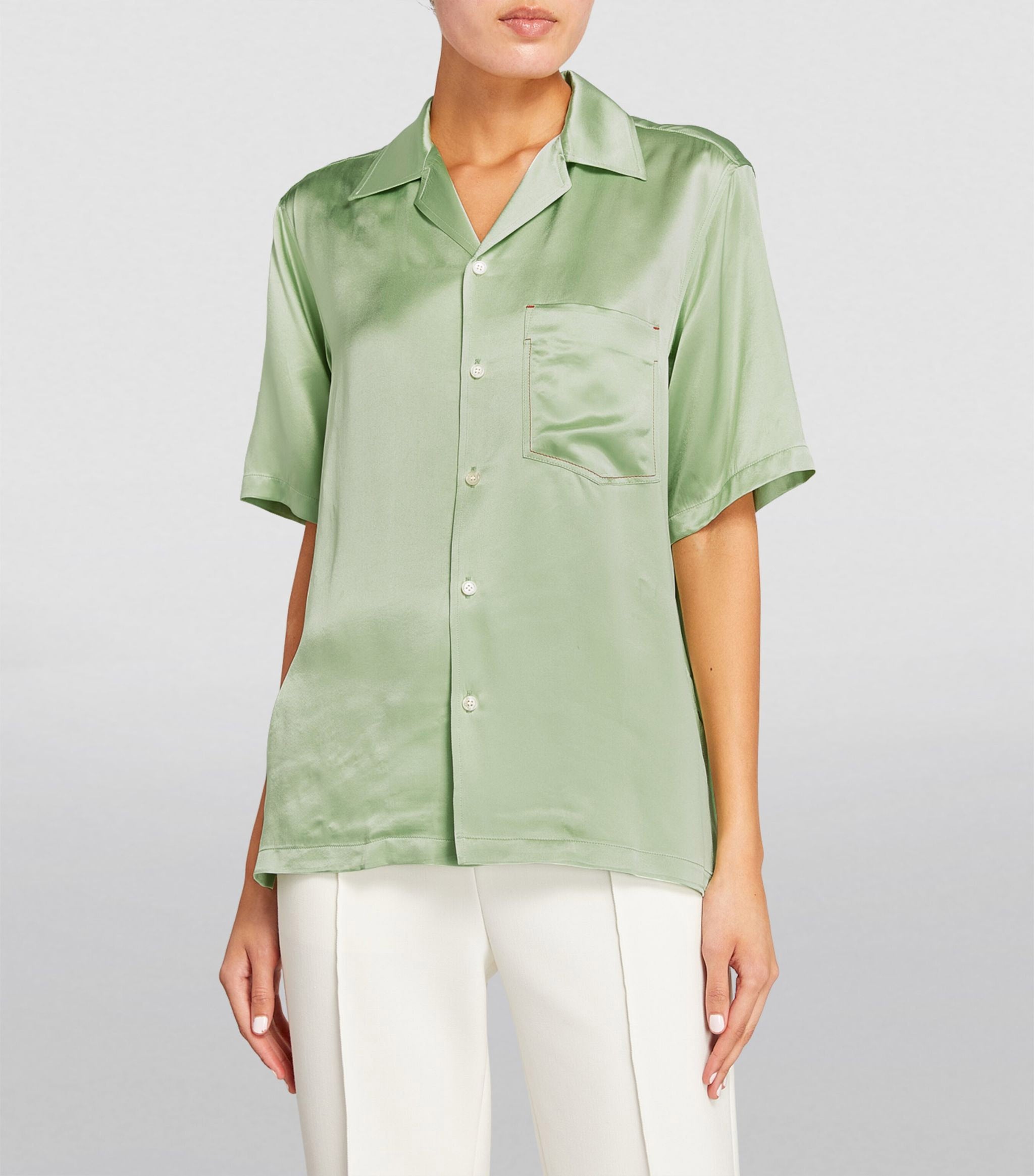 Victoria Beckham Short Sleeve PJ Shirt