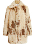 Victoria Beckham Shrunken Fur Rabbit Coat