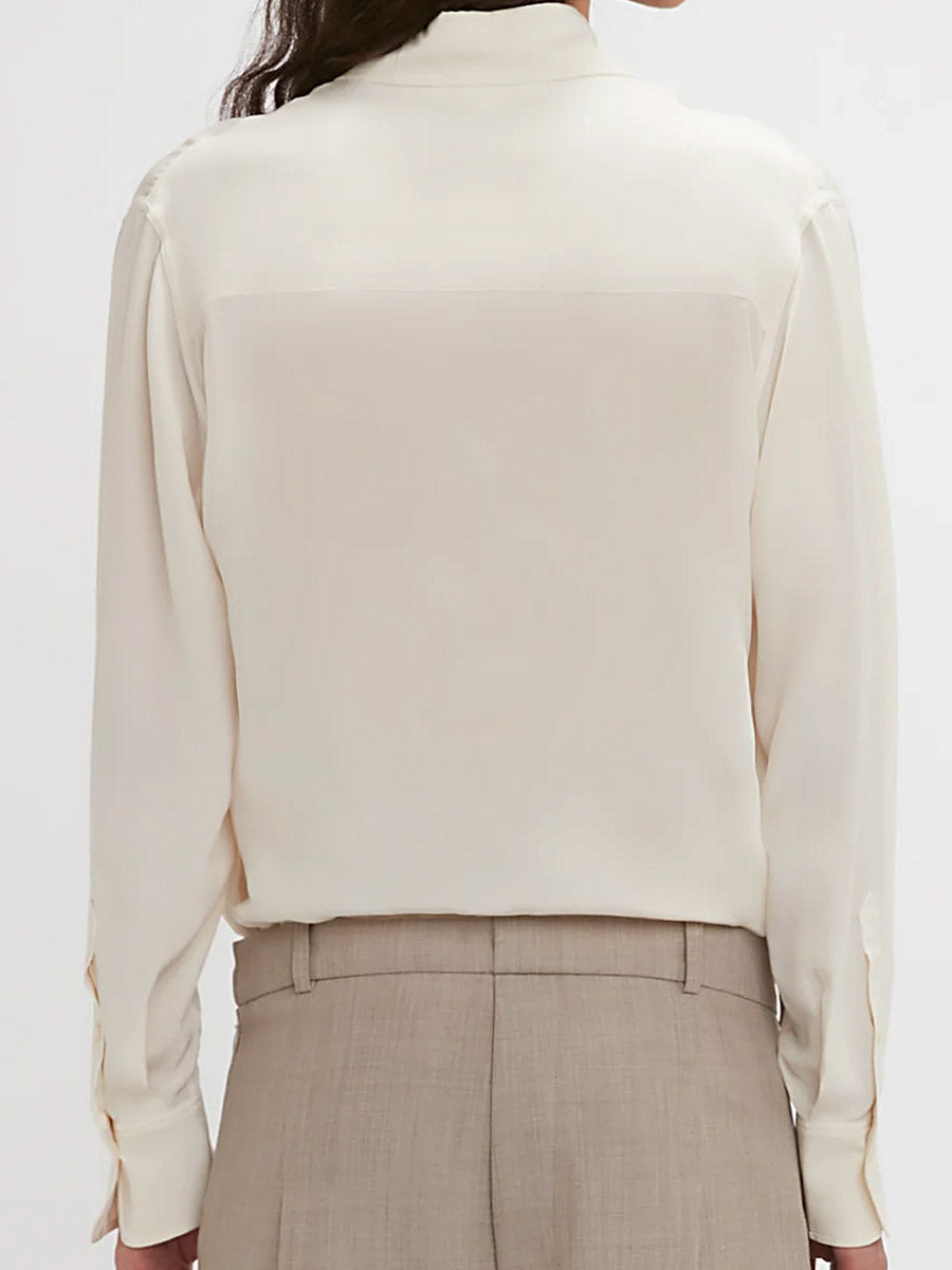 Victoria Beckham Ruffle Assymetric Blouse