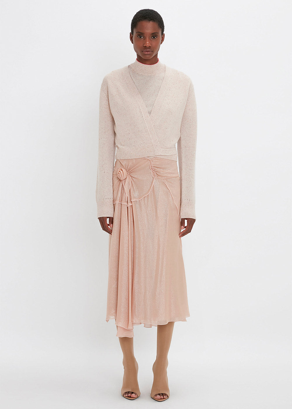 Victoria Beckham Flower Detail Cami Skirt