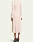 Victoria Beckham Long Sleeve Raglan Midi