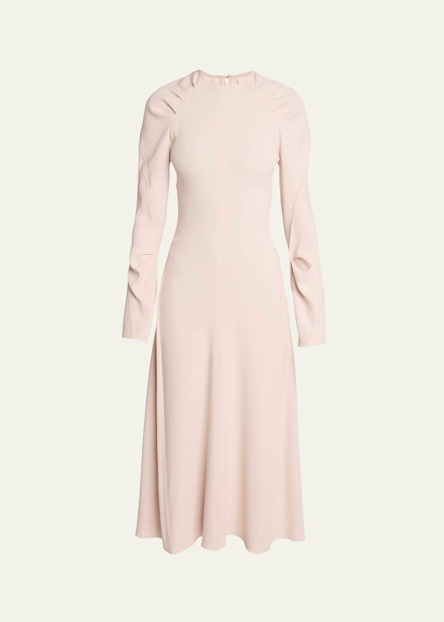 Victoria Beckham Long Sleeve Raglan Midi