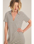 Velvet Corin Striped Jersey Dress