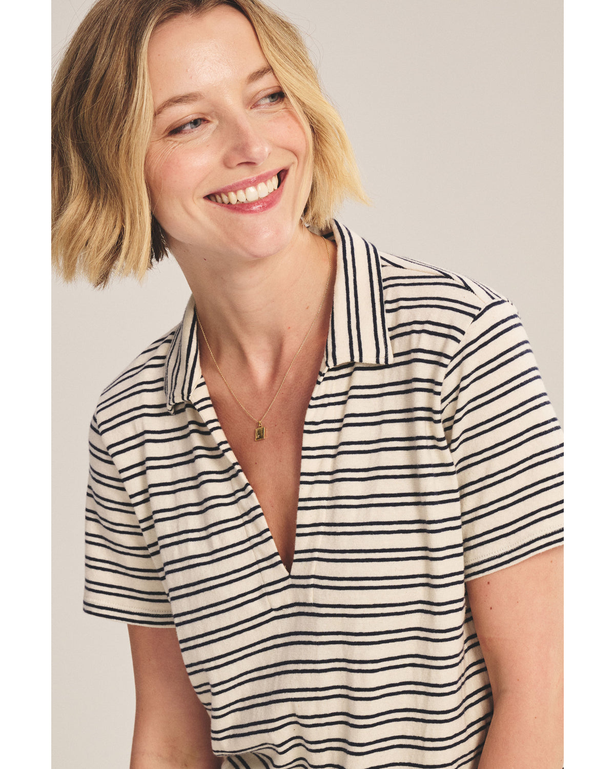 Velvet Corin Striped Jersey Dress