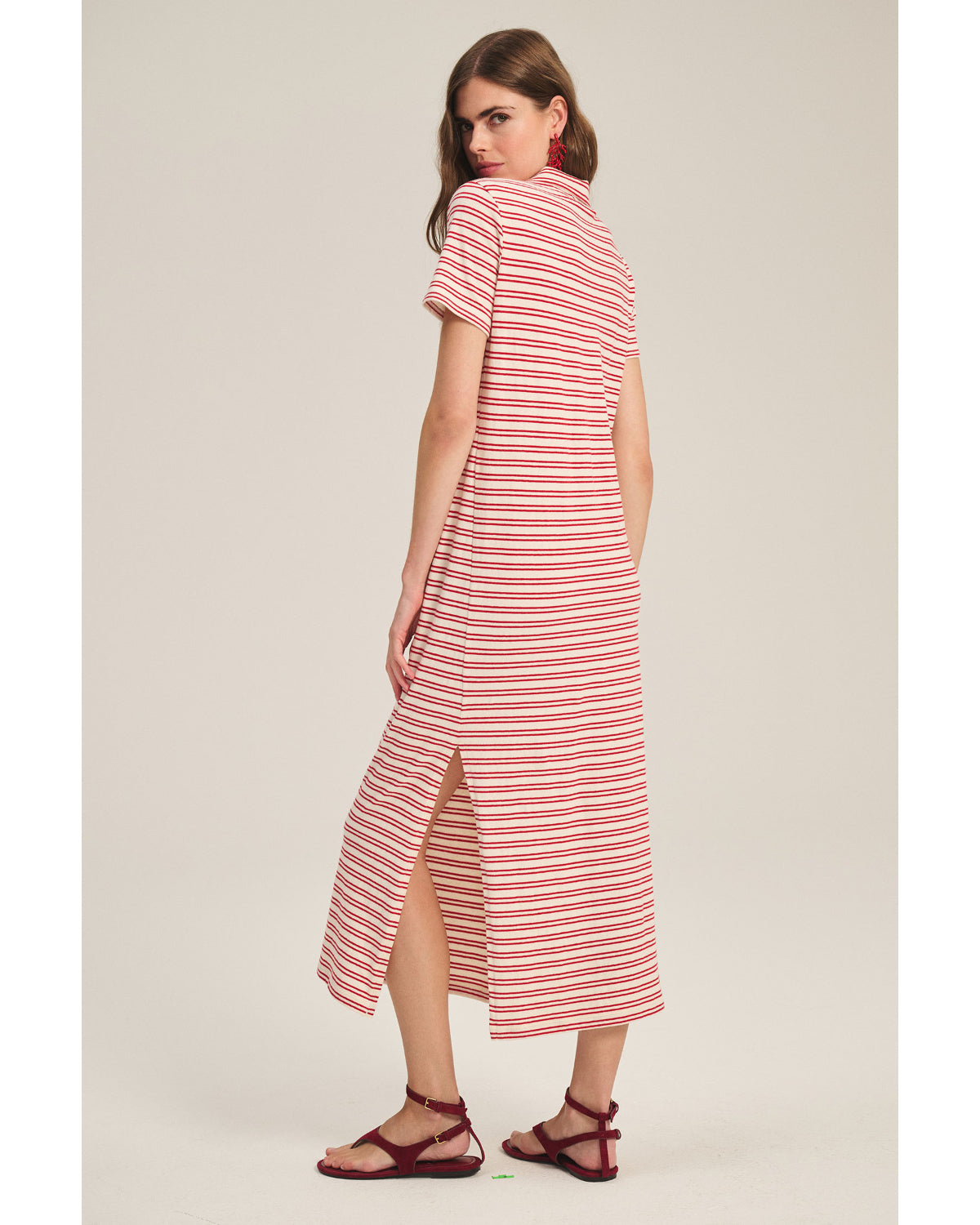 Velvet Corin Striped Jersey Dress