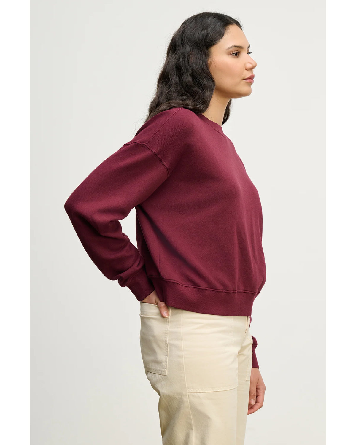 Velvet Organic Fleece Sweatshirt