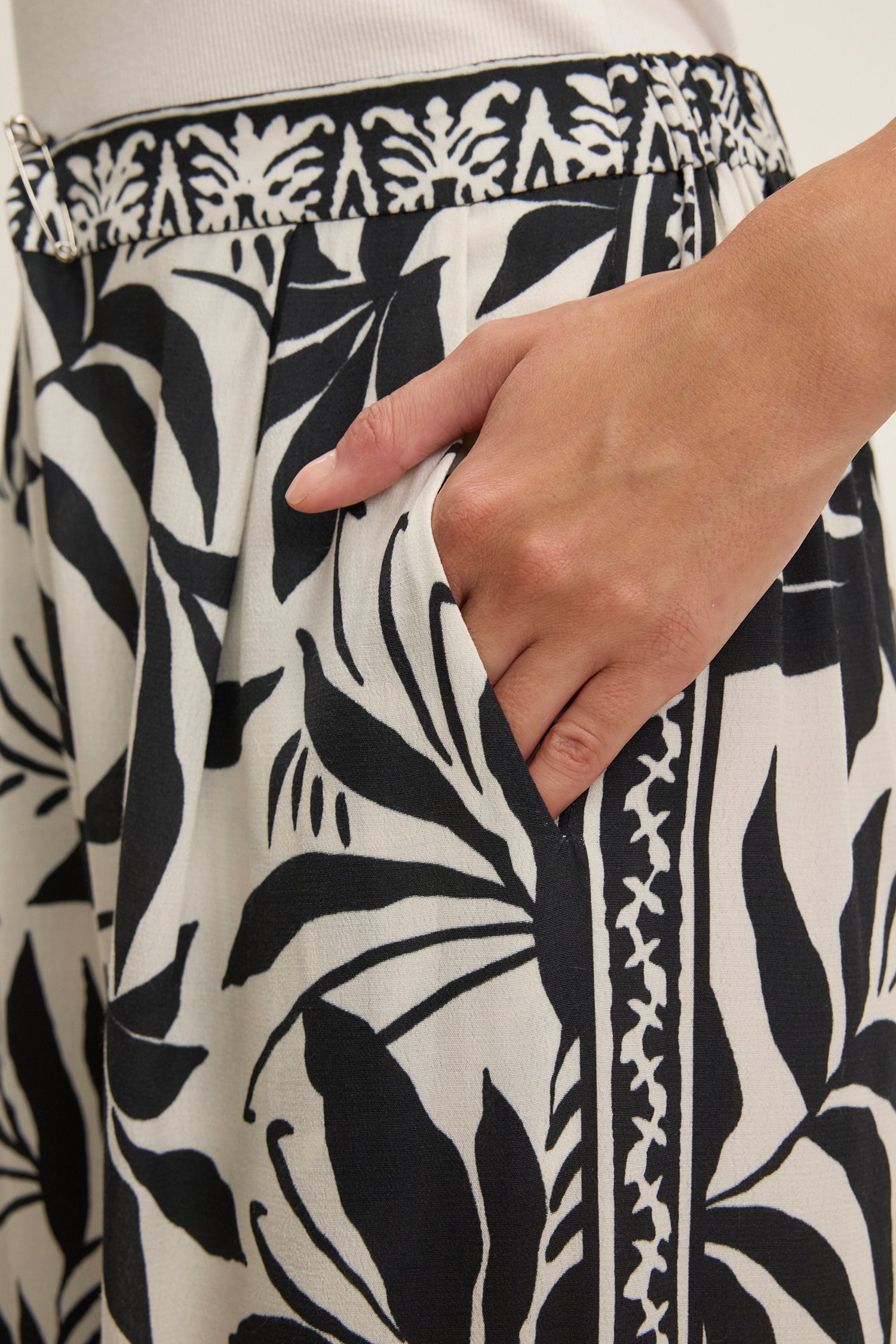 Claudia Viscose Wide Leg Pant