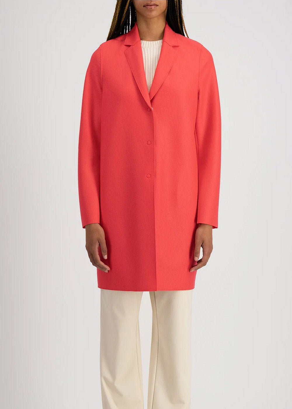 Harris Wharf London Cocoon Coat Light