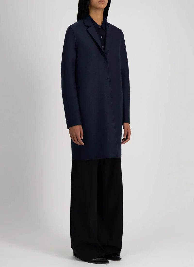 Harris Wharf London Cocoon Coat Light