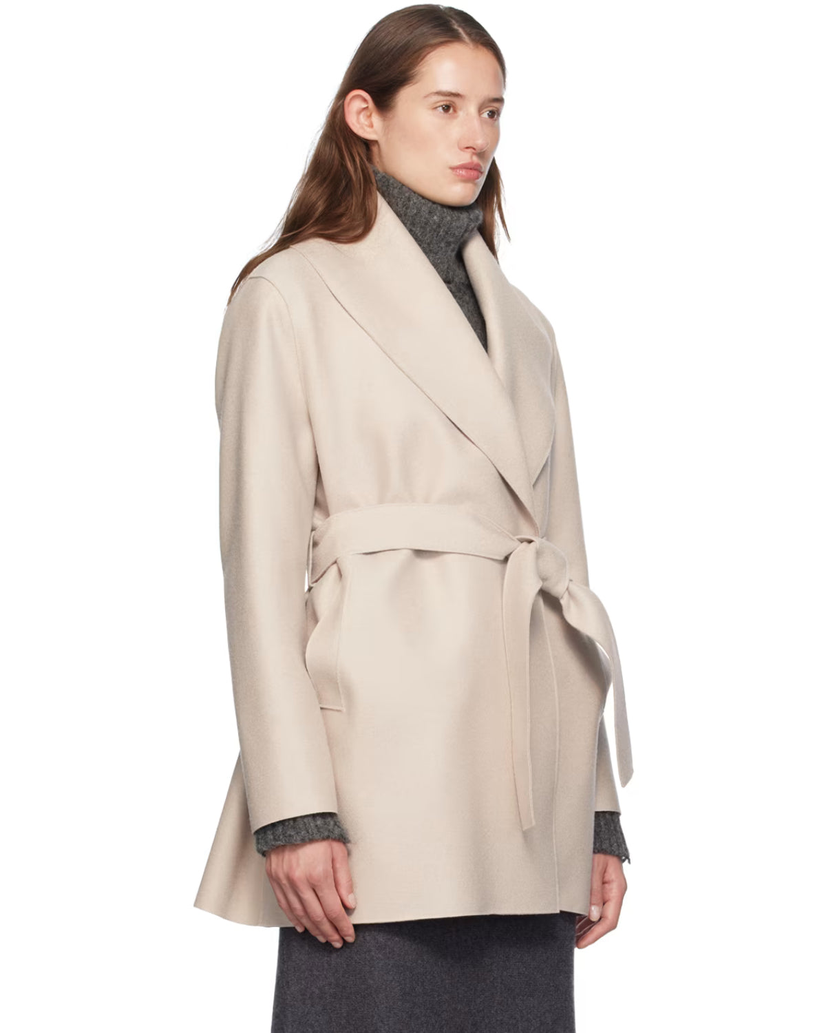 Harris Wharf Shawl Collar Belted Jacket